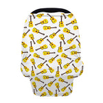 Acoustic Guitar Pattern Print Baby Seat Cover