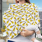 Acoustic Guitar Pattern Print Baby Seat Cover