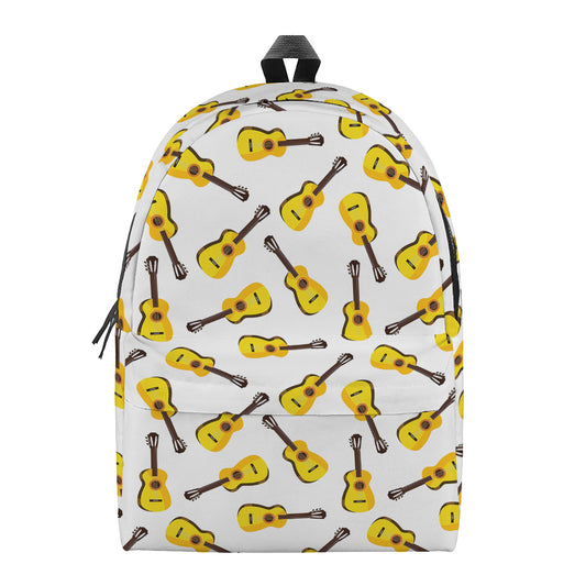 Acoustic Guitar Pattern Print Backpack