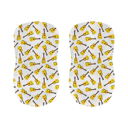 Acoustic Guitar Pattern Print Bar Stool Covers