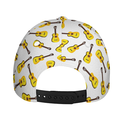 Acoustic Guitar Pattern Print Baseball Cap