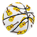 Acoustic Guitar Pattern Print Basketball