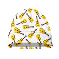 Acoustic Guitar Pattern Print Beanie