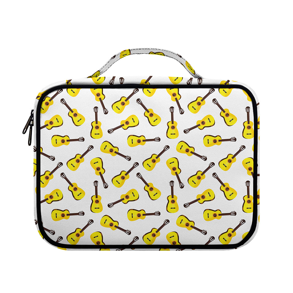 Acoustic Guitar Pattern Print Briefcase Bible Bag
