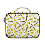 Acoustic Guitar Pattern Print Briefcase Bible Bag