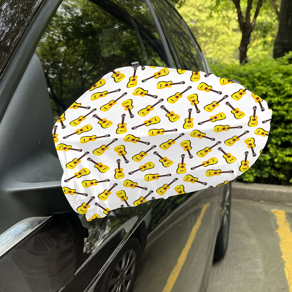 Acoustic Guitar Pattern Print Car Side Mirror Covers