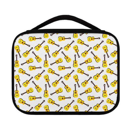 Acoustic Guitar Pattern Print Classic Bible Case