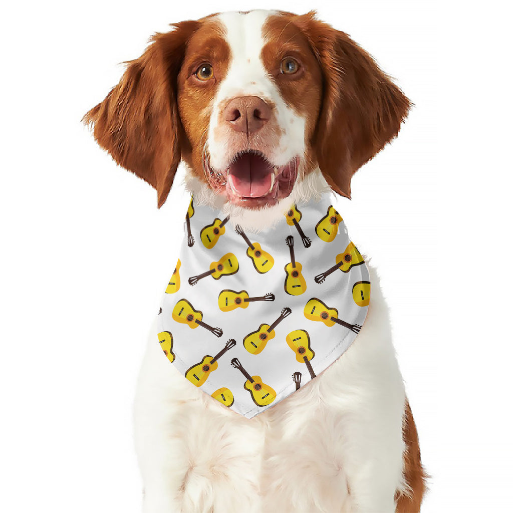 Acoustic Guitar Pattern Print Dog Bandana