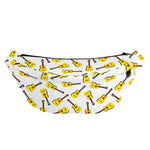 Acoustic Guitar Pattern Print Fanny Pack