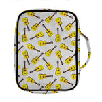 Acoustic Guitar Pattern Print Front Pocket Bible Bag