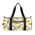 Acoustic Guitar Pattern Print Gym Bag