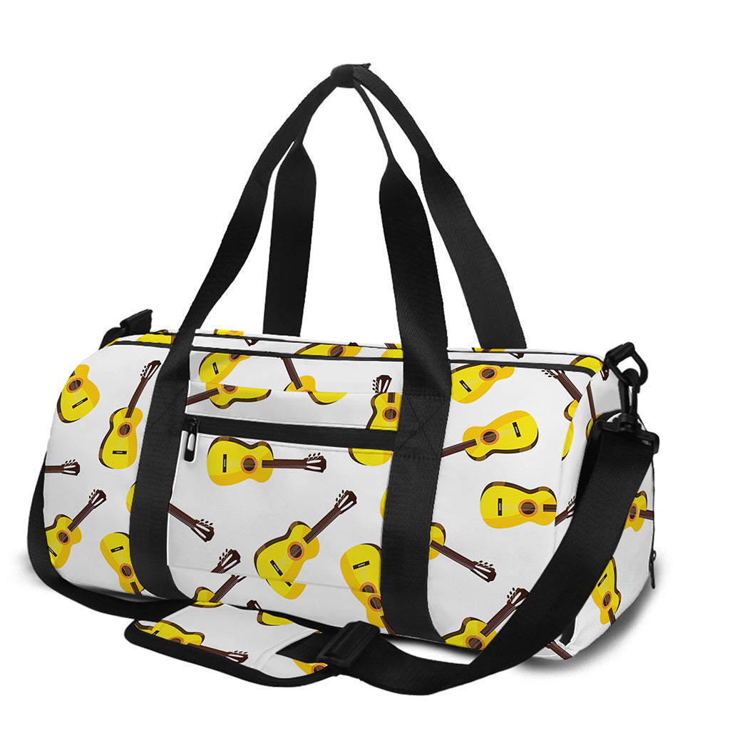 Acoustic Guitar Pattern Print Gym Bag