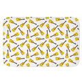 Acoustic Guitar Pattern Print Indoor Door Mat