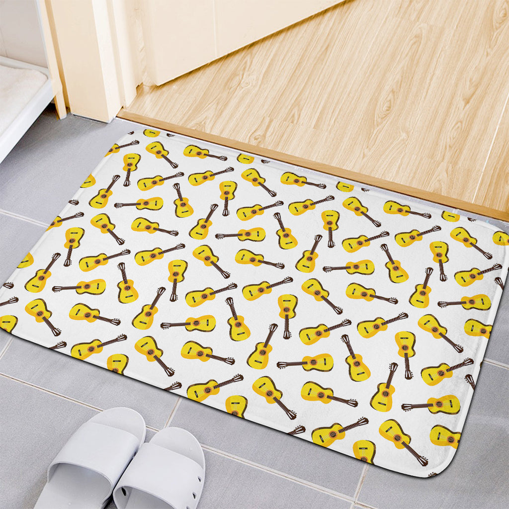 Acoustic Guitar Pattern Print Indoor Door Mat