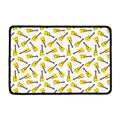 Acoustic Guitar Pattern Print Kitchen Mat