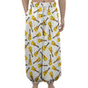 Acoustic Guitar Pattern Print Lantern Pants