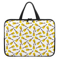 Acoustic Guitar Pattern Print Laptop Sleeve With Handle