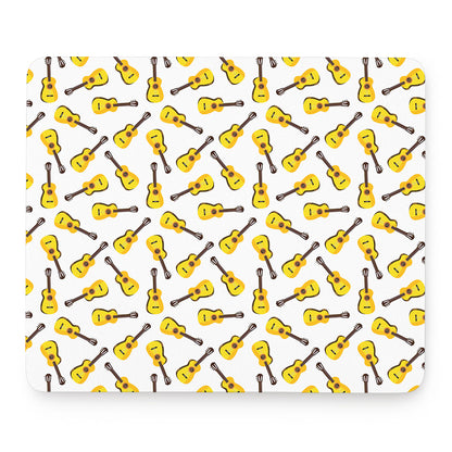 Acoustic Guitar Pattern Print Mouse Pad
