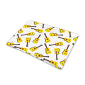 Acoustic Guitar Pattern Print Pet Cooling Mat Cover