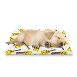 Acoustic Guitar Pattern Print Pet Cooling Mat Cover