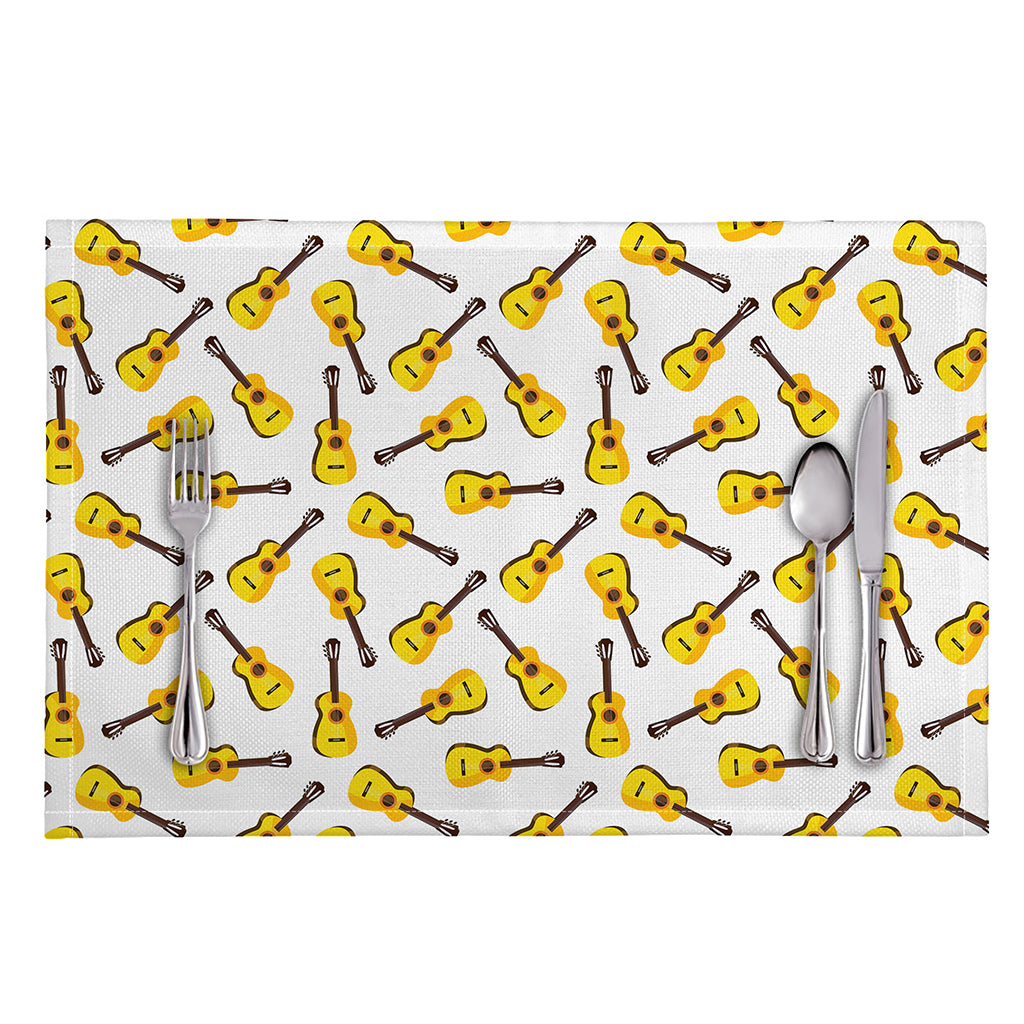Acoustic Guitar Pattern Print Placemat