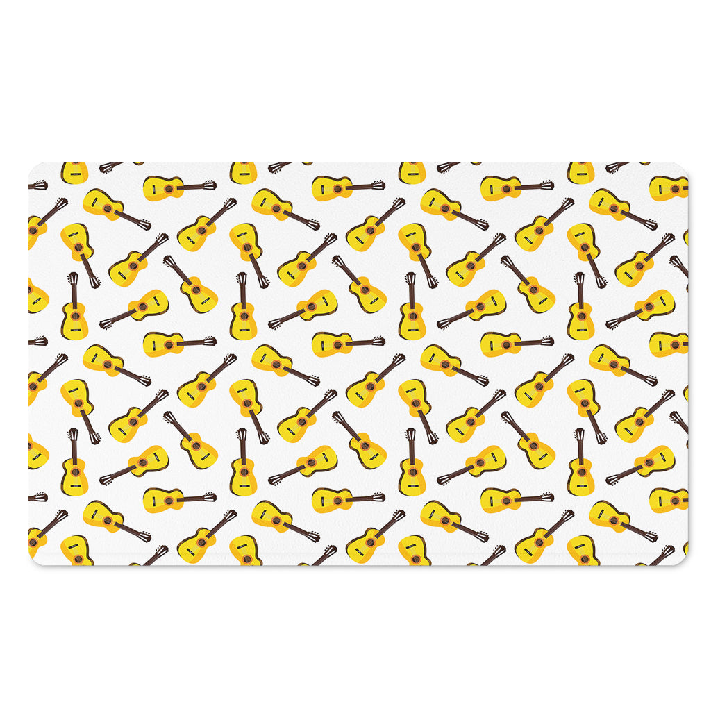 Acoustic Guitar Pattern Print Polyester Doormat