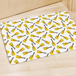 Acoustic Guitar Pattern Print Polyester Doormat