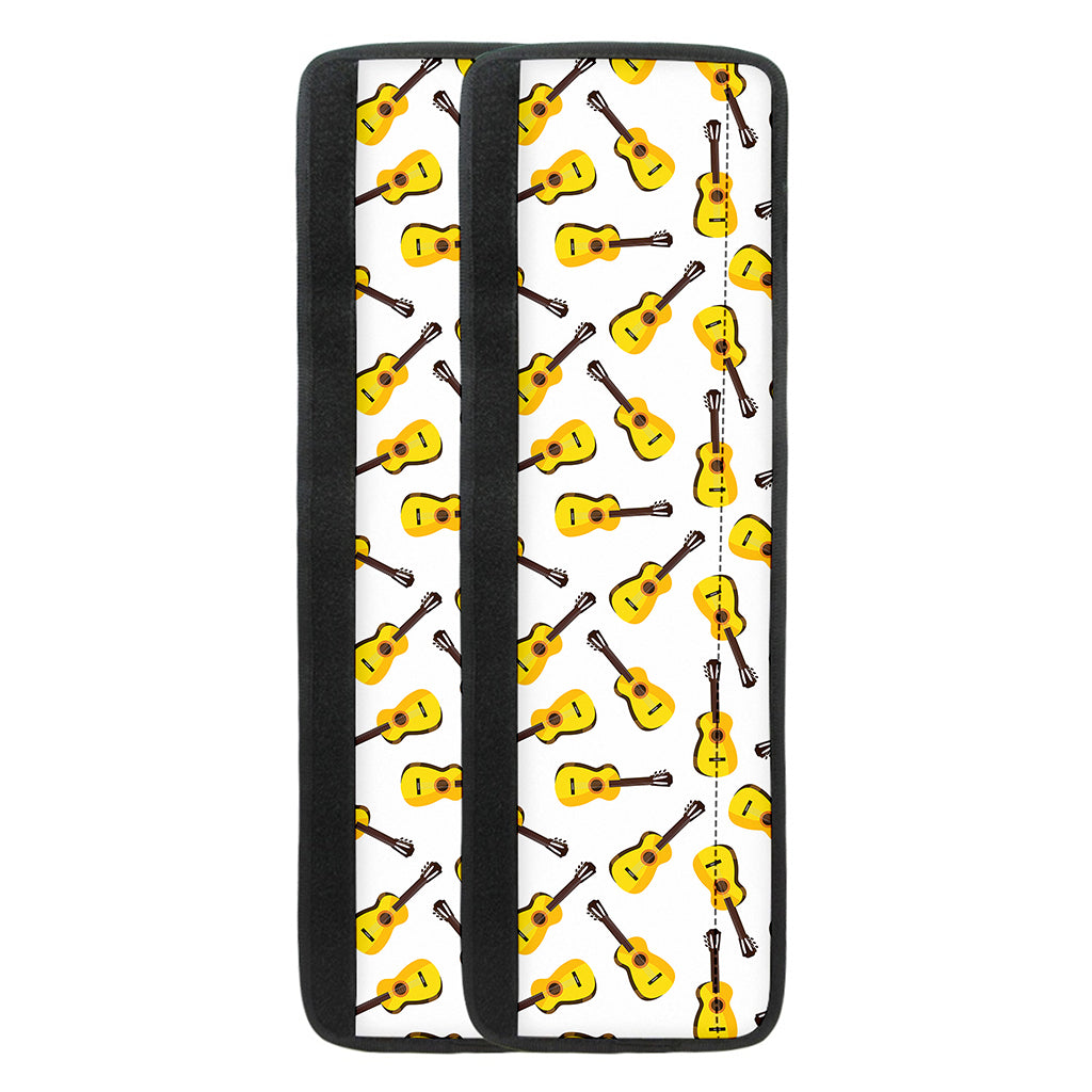 Acoustic Guitar Pattern Print Refrigerator Handle Covers