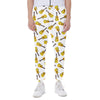 Acoustic Guitar Pattern Print Scuba Joggers