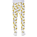 Acoustic Guitar Pattern Print Scuba Joggers