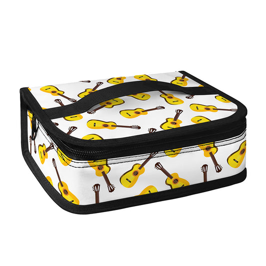 Acoustic Guitar Pattern Print Small Lunch Bag