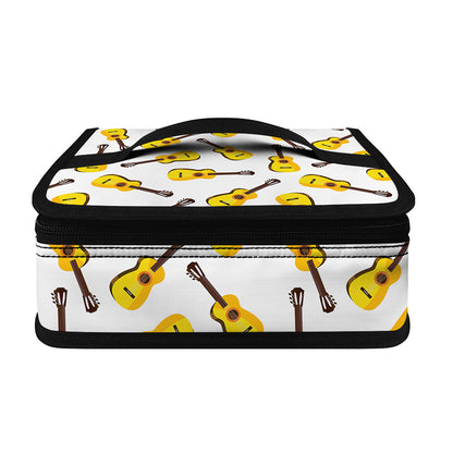 Acoustic Guitar Pattern Print Small Lunch Bag