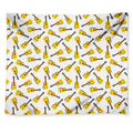 Acoustic Guitar Pattern Print Tapestry