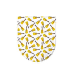 Acoustic Guitar Pattern Print Toilet Lid Cover