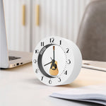 Acoustic Guitar Print Alarm Clock