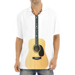 Acoustic Guitar Print Aloha Shirt