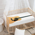 Acoustic Guitar Print Baby Crib Sheet