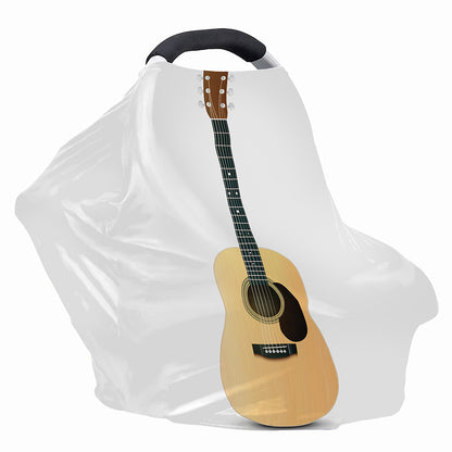 Acoustic Guitar Print Baby Seat Cover
