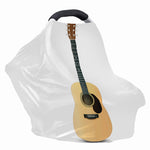 Acoustic Guitar Print Baby Seat Cover