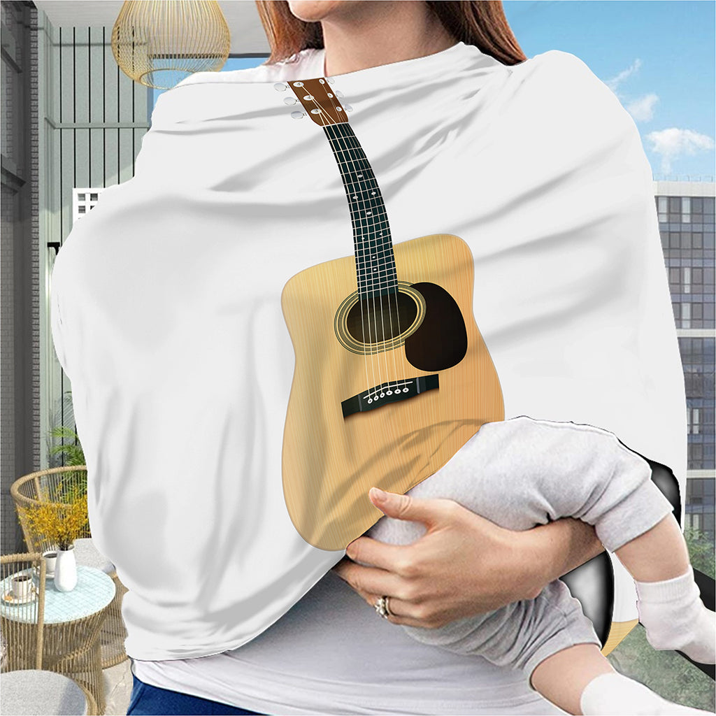 Acoustic Guitar Print Baby Seat Cover