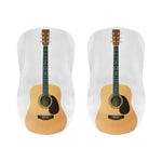 Acoustic Guitar Print Bar Stool Covers