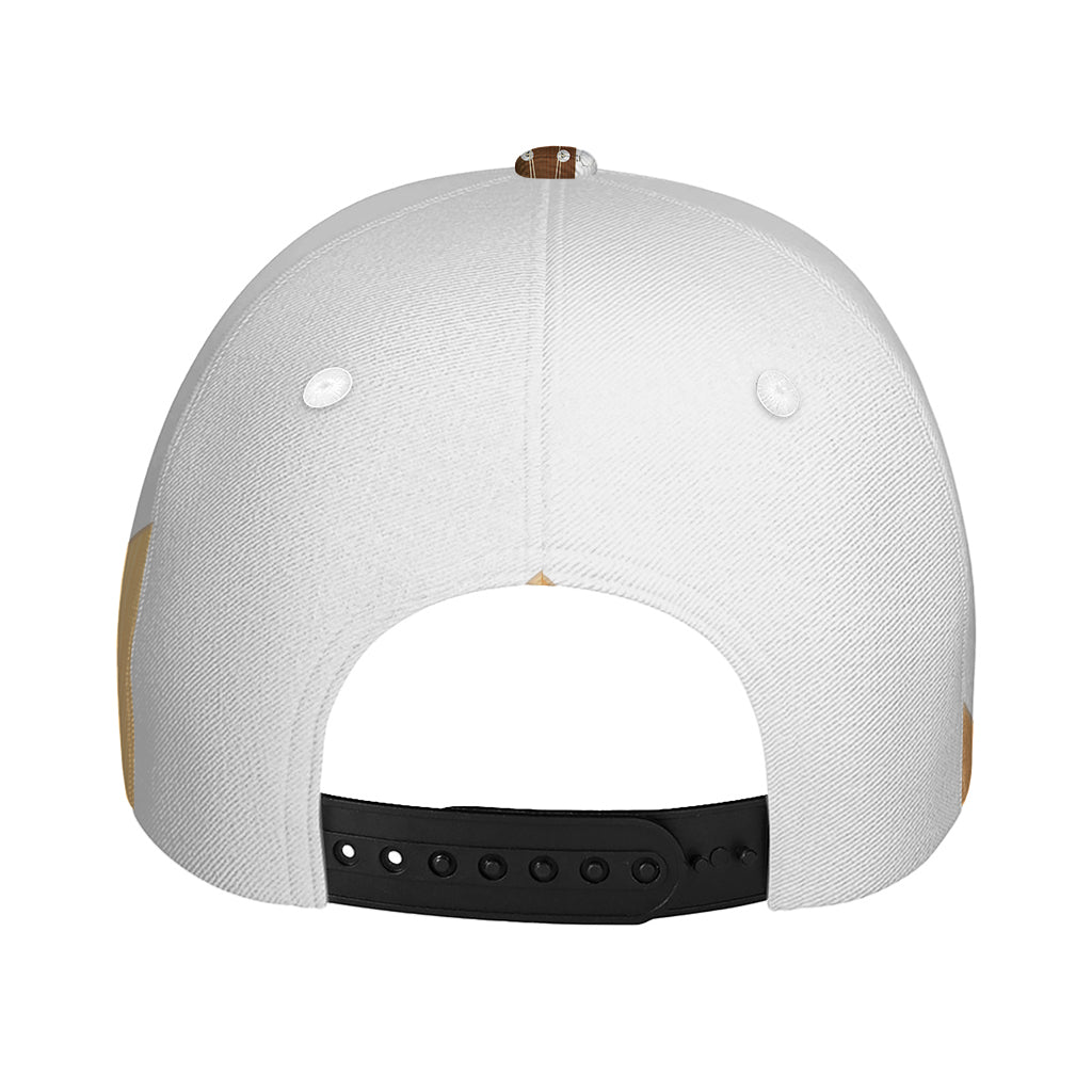 Acoustic Guitar Print Baseball Cap