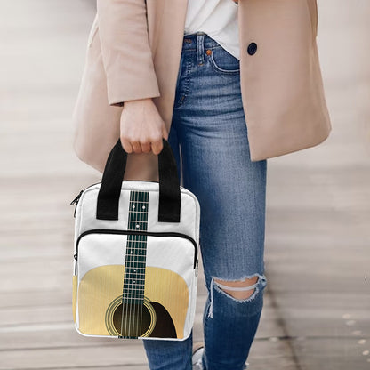 Acoustic Guitar Print Bible Tote Bag