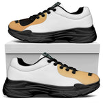 Acoustic Guitar Print Black Chunky Shoes