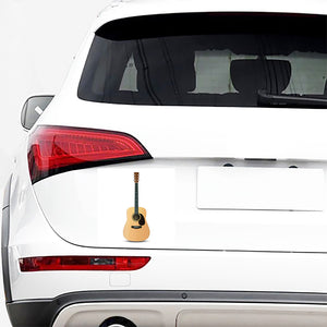 Acoustic Guitar Print Car Sticker