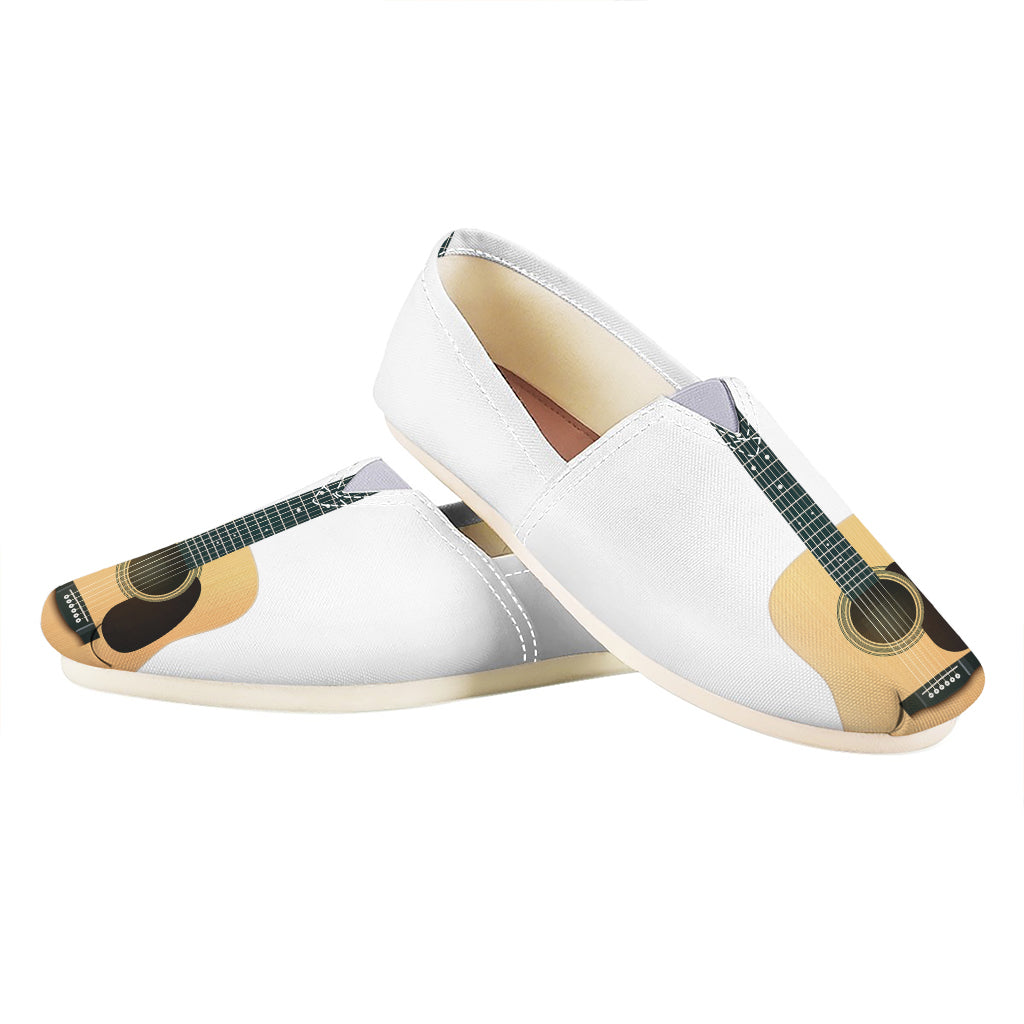 Acoustic Guitar Print Casual Shoes