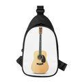 Acoustic Guitar Print Sling Bag