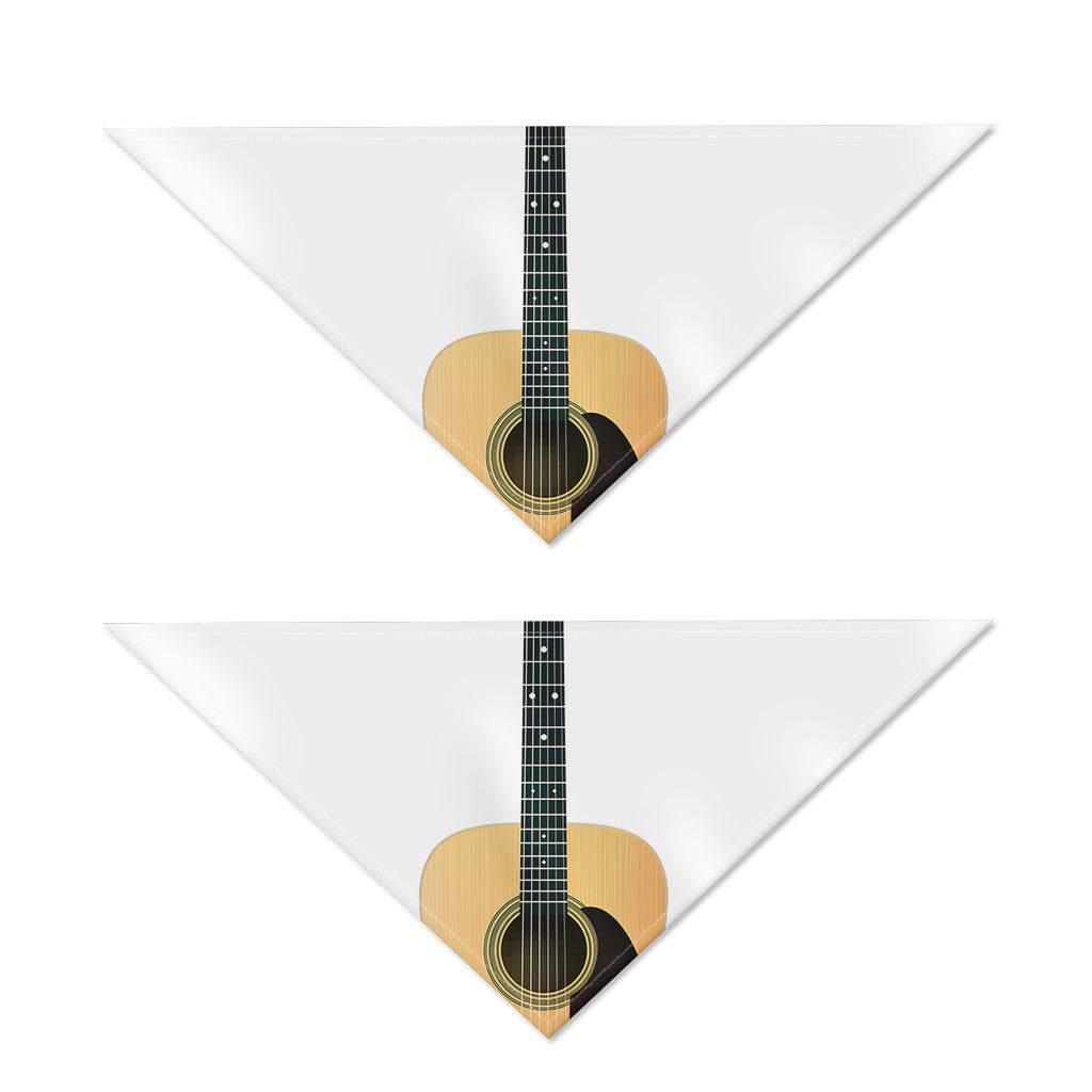 Acoustic Guitar Print Dog Bandana