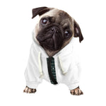 Acoustic Guitar Print Dog Zip Up Hoodie