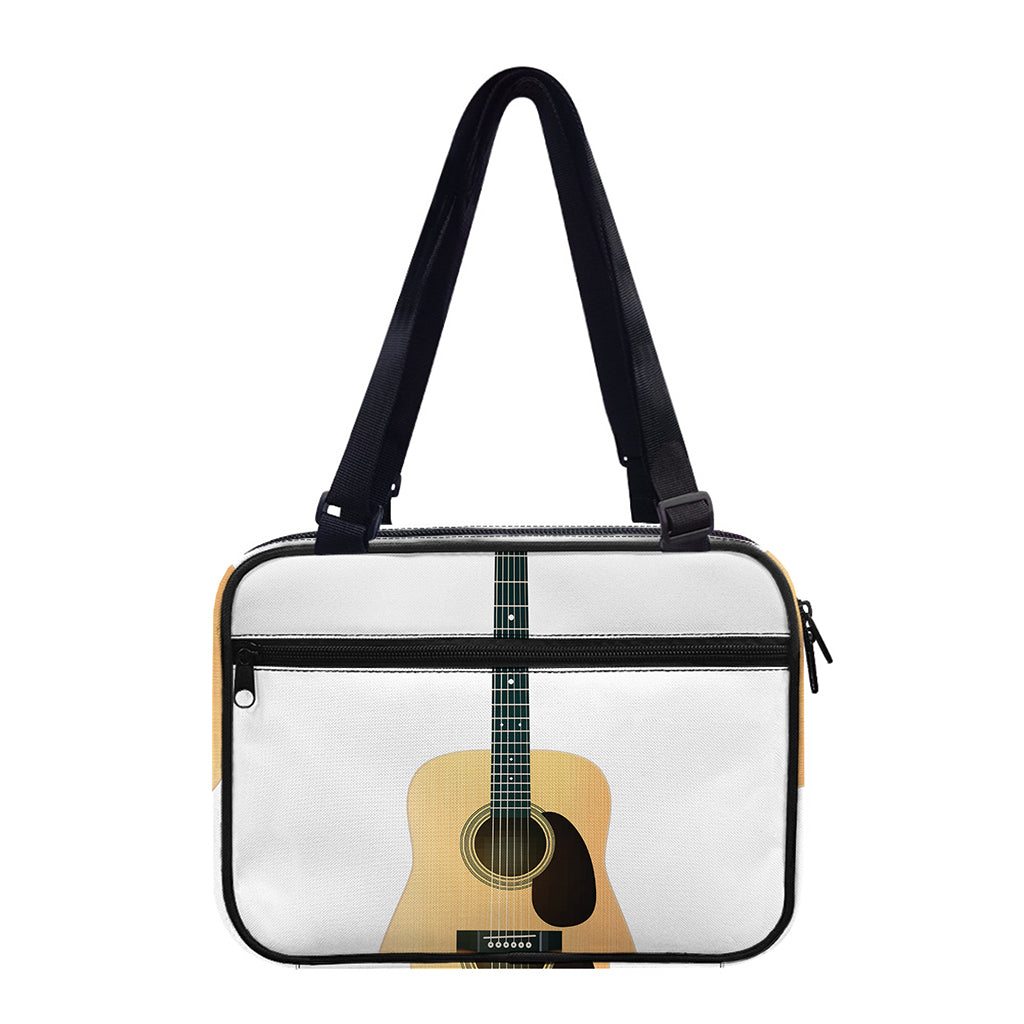 Acoustic Guitar Print Double Strap Bible Bag